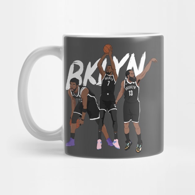 Brooklyn Nets Tshirt by xavierjfong